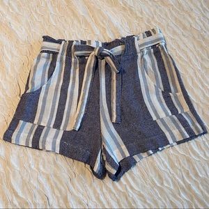 High Waisted Striped Summer Shorts!!